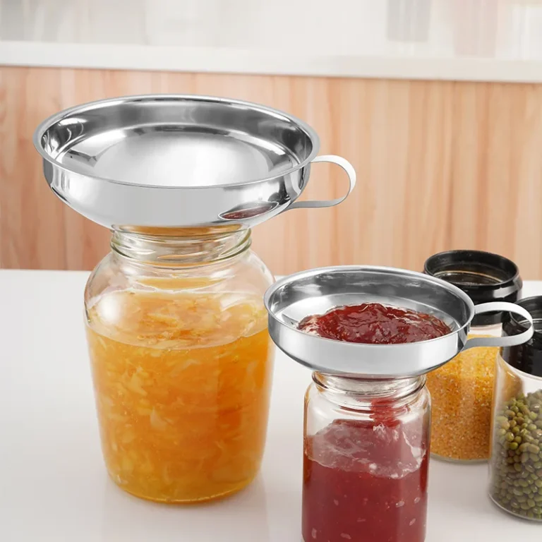 Stainless Steel Wide Mouth Funnel, Kitchen and Household Large Diameter Funnel, Multifunctional Jam Canning Funnel - Image 4