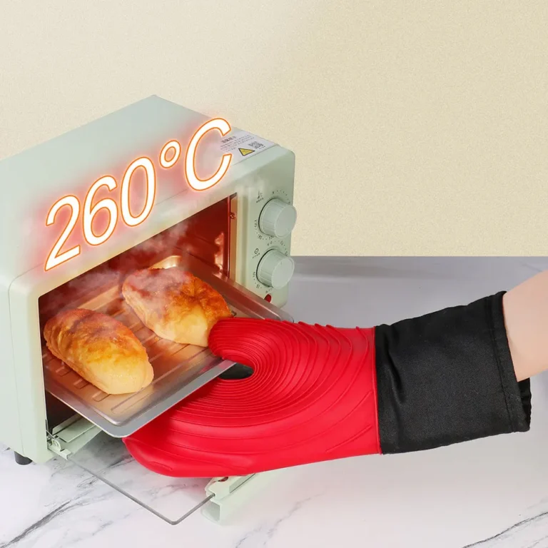 Flexible Silicone Oven Mitts Set For Cooking Kitchen Essentials Extra Long Professional Heat Resistant Gloves Baking Supplies - Image 4