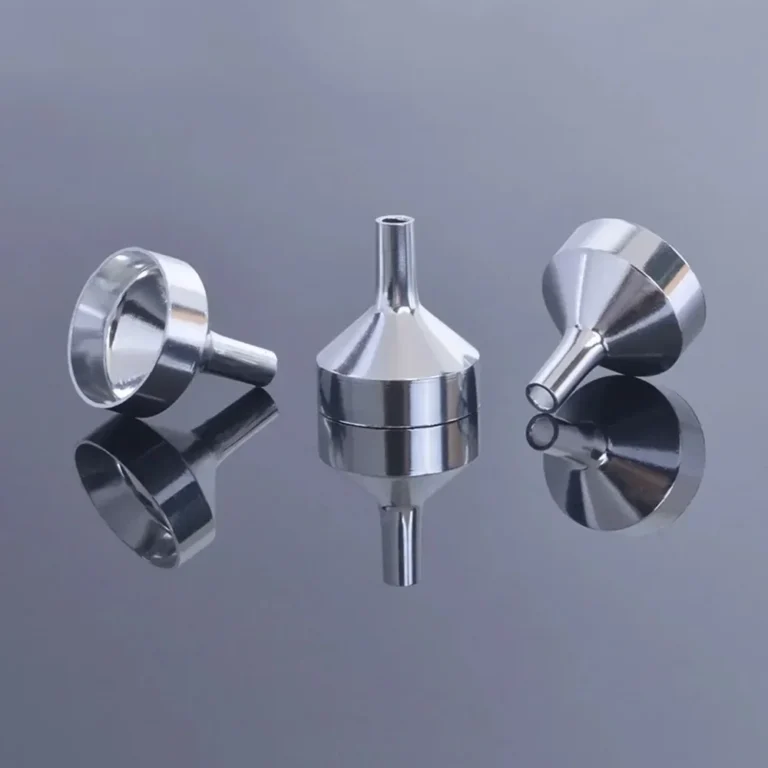 1/5Pcs Mini metal Aluminum Funnel Kitchen Oil Liquid Funnel with Detachable Filter Wide Mouth Funnel for Canning Kitchen Tools - Image 2