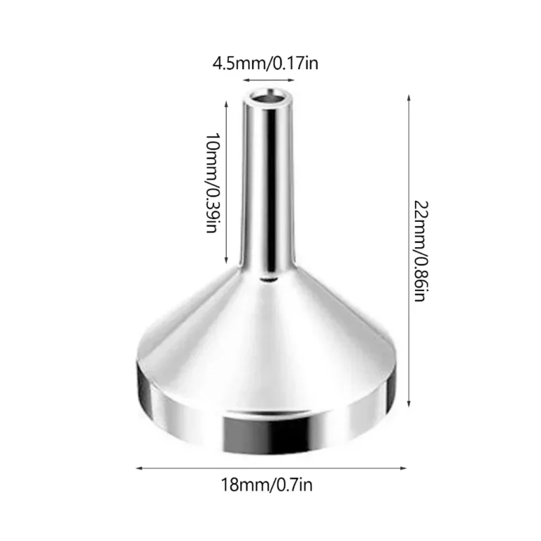 1/5Pcs Mini metal Aluminum Funnel Kitchen Oil Liquid Funnel with Detachable Filter Wide Mouth Funnel for Canning Kitchen Tools - Image 3