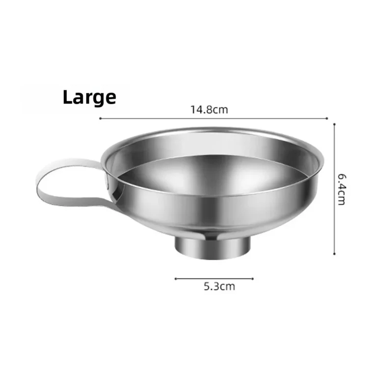 Stainless Steel Funnel Kitchen Large Caliber Funnel for Kitchen and Household Use Small Funnels Utensils Oil Tools Gadgets - Image 6