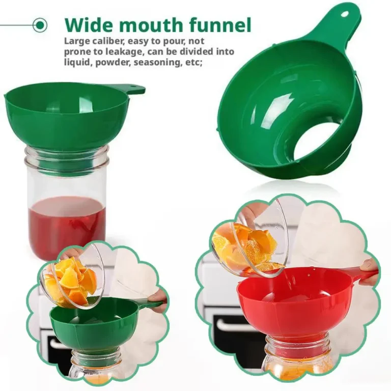 NEW Plastic Canned Funnel Wide Mouth Funnel Jars Folding Funnel with Long Neck Liquid Filling Funnels Household Kitchen Gadget - Image 2