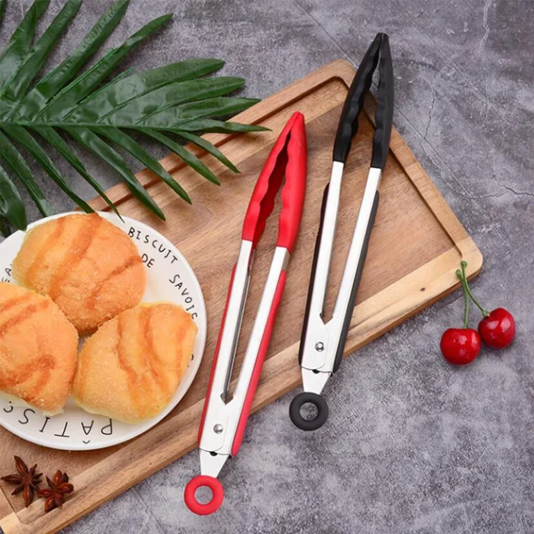 BBQ Gadgets Silicone Non-Slip Food Tong Kitchen Tongs utensil Cooking Tong clip Clamp BBQ Salad Tools Grill Kitchen Accessories - Image 4