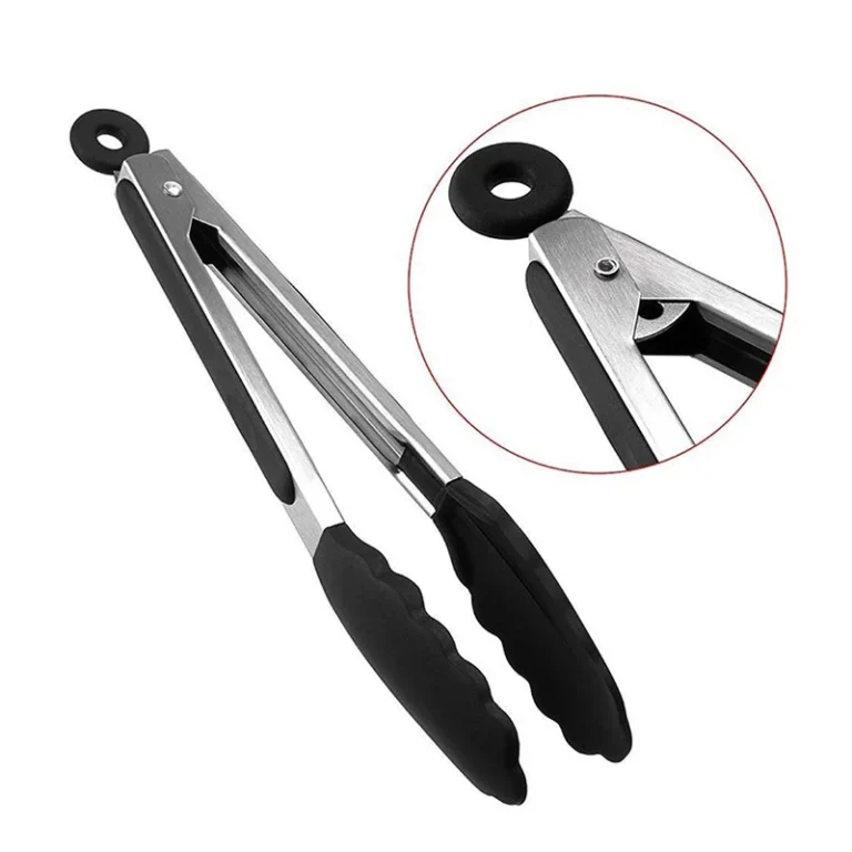 BBQ Gadgets Silicone Non-Slip Food Tong Kitchen Tongs utensil Cooking Tong clip Clamp BBQ Salad Tools Grill Kitchen Accessories - Image 5