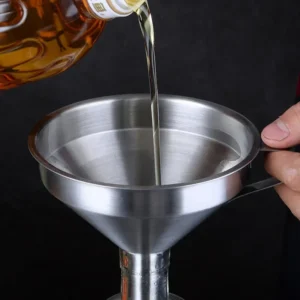 1Pcs 304 Stainless Steel Funnel Household for Canning Kitchen Tools Mini Small Funnel Wine Oil Liquid Metal Funnel