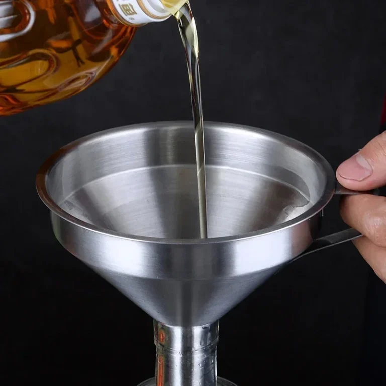 1Pcs 304 Stainless Steel Funnel Household for Canning Kitchen Tools Mini Small Funnel Wine Oil Liquid Metal Funnel