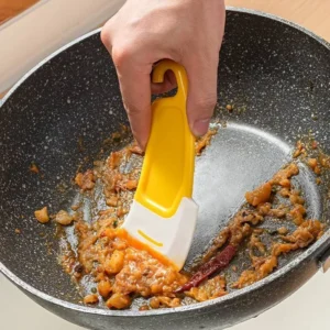 Cleaner Tools Cleaning Silicone Spatula Soft Blade Scraper Brush Dirty Pan Pot Dishes Silicone Kitchen Scraper Kitchen Utensils