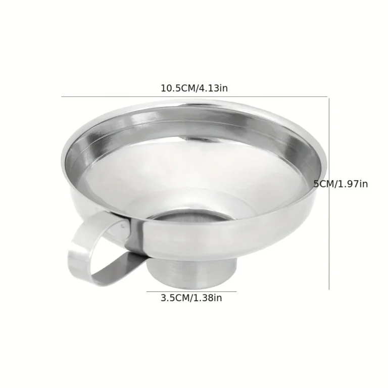Stainless Steel Wide-mouth Funnel Jam Salad Dressing Funnel Large Multi-function Leak Oil Leak Kitchen Accessories Gadgets - Image 3