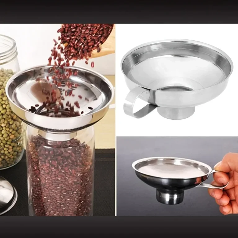 Stainless Steel Wide-mouth Funnel Jam Salad Dressing Funnel Large Multi-function Leak Oil Leak Kitchen Accessories Gadgets - Image 4