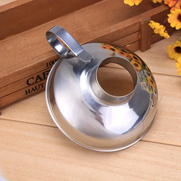 Stainless Steel Wide-mouth Funnel Jam Salad Dressing Funnel Large Multi-function Leak Oil Leak Kitchen Accessories Gadgets - Image 5