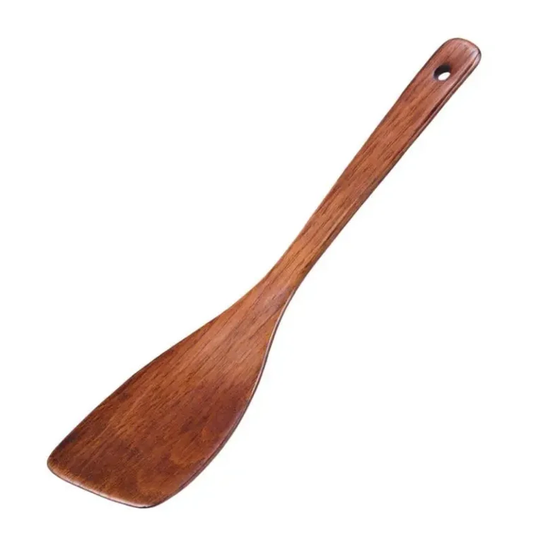 1PC Wood Spatula Eco Friendly Kitchen Cooking Utensil Non Deform Leak Proof Handle Rice Spoon Tool