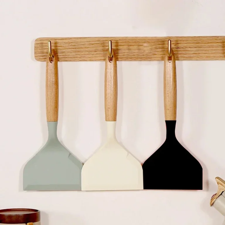 Silicone Spatula Cooking Utensils Beef Meat Egg Kitchen Scraper Wide Pizza Shovel Frying Non Stick Spatula Kitchenware Tools - Image 4