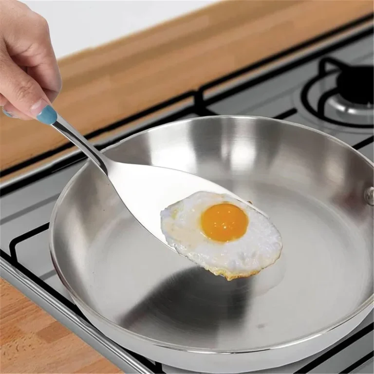 304 Stainless Steel Cooking Spatula Turner Steak Pancake Frying Shovel Cooking Flipping Serving Utensils for Steak Pizza Pancake - Image 3