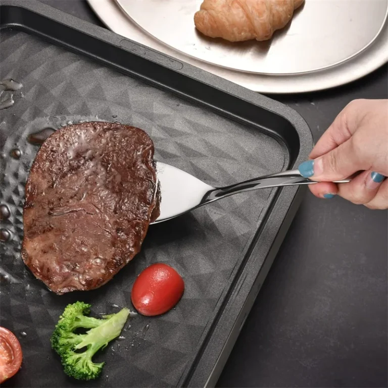 304 Stainless Steel Cooking Spatula Turner Steak Pancake Frying Shovel Cooking Flipping Serving Utensils for Steak Pizza Pancake - Image 4