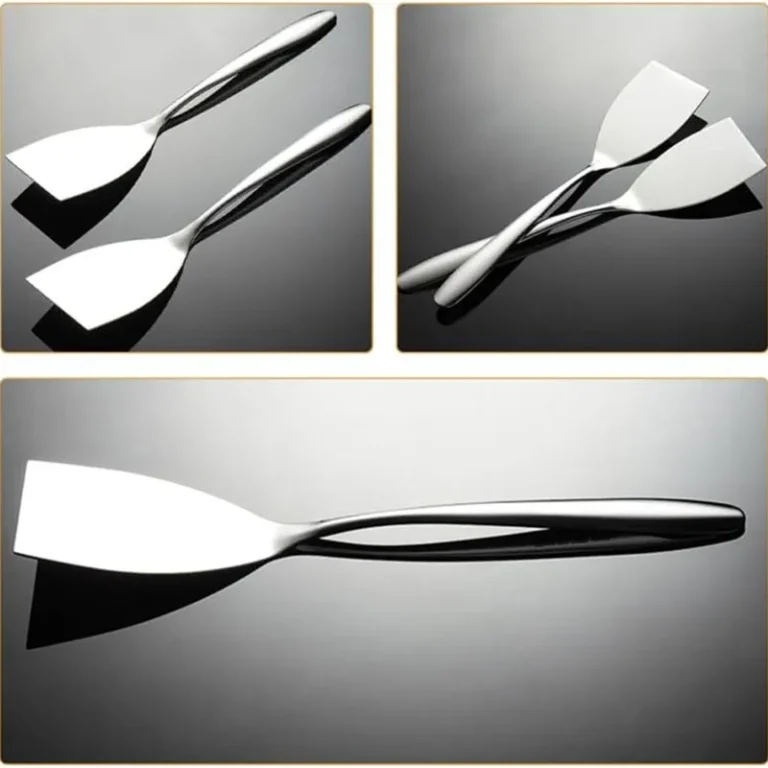 304 Stainless Steel Cooking Spatula Turner Steak Pancake Frying Shovel Cooking Flipping Serving Utensils for Steak Pizza Pancake - Image 5