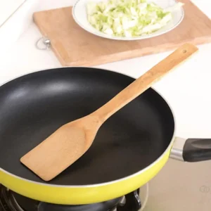 1 Pc Bamboo Cooking Utensils Anti-Slip Kitchen Tool Eco-friendly Wooden Spatula Spoon Shovel Soup Cookware BPA Free Professional