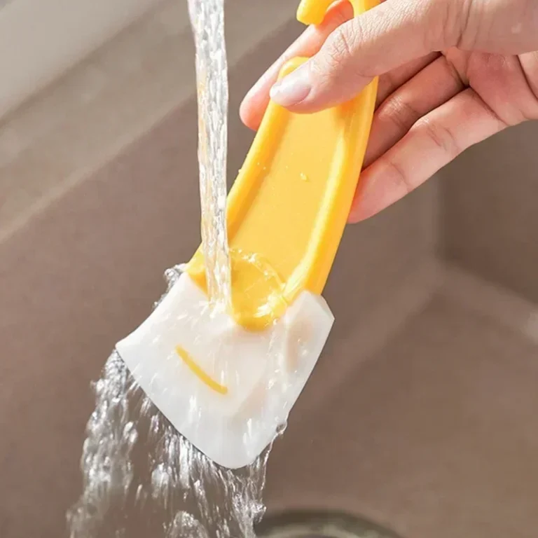 Cleaning Silicone Spatula Kitchen Scraper Soft Blade Scraper Brush Dirty Pan Pot Dishes Cleaner Tools Silicone Kitchen Utensils - Image 5