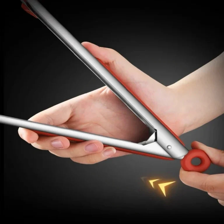 Kitchen Tools 9-inch Stainless Steel Food Clip, Silicone Clip, Bread Clip, Kitchen Supplies, Barbecue Outdoor Tools - Image 3
