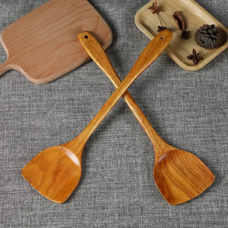 Wood Spatula Non Stick Turners Pancake Kitchen Frying Pan Tools Mixing Holder Cooking Utensils Dinner Food Wok Shovels Supplies - Image 3