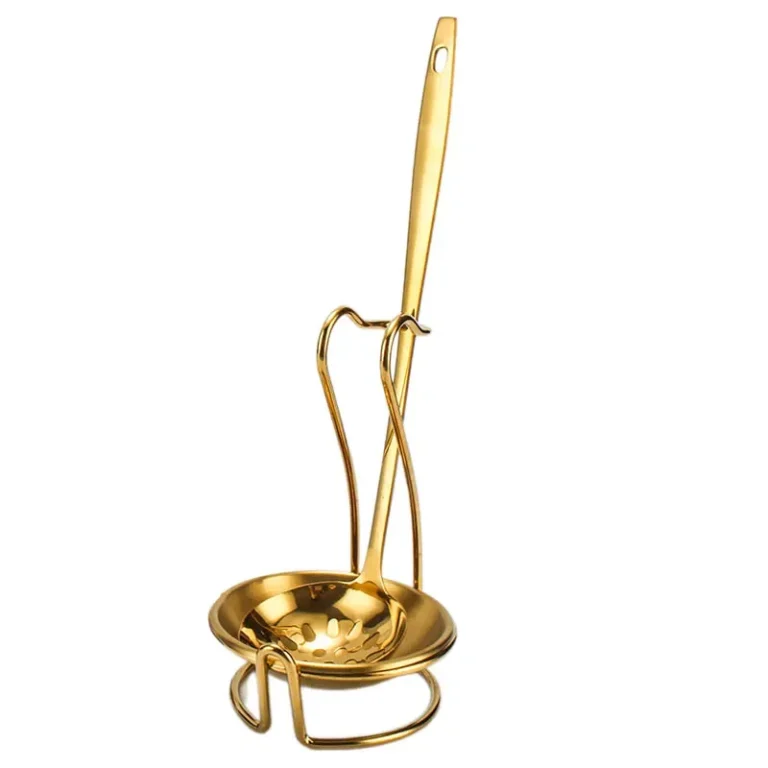 Stainless Steel Kitchen Tableware Golden Hot Pot Colander BBQ Grilling Tongs Serving Dinnerware For Buffet Home Cooking Utensils - Image 3