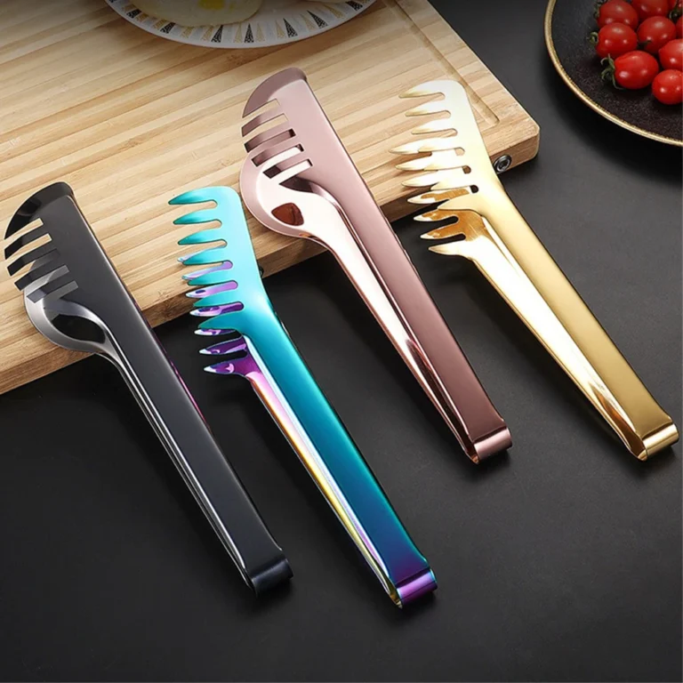 Stainless Steel Gold Kitchen BBQ Tongs Multiple Styles Cake Clip Food Steak Clamp Kitchenware Accessories Home Cooking Utensils - Image 2