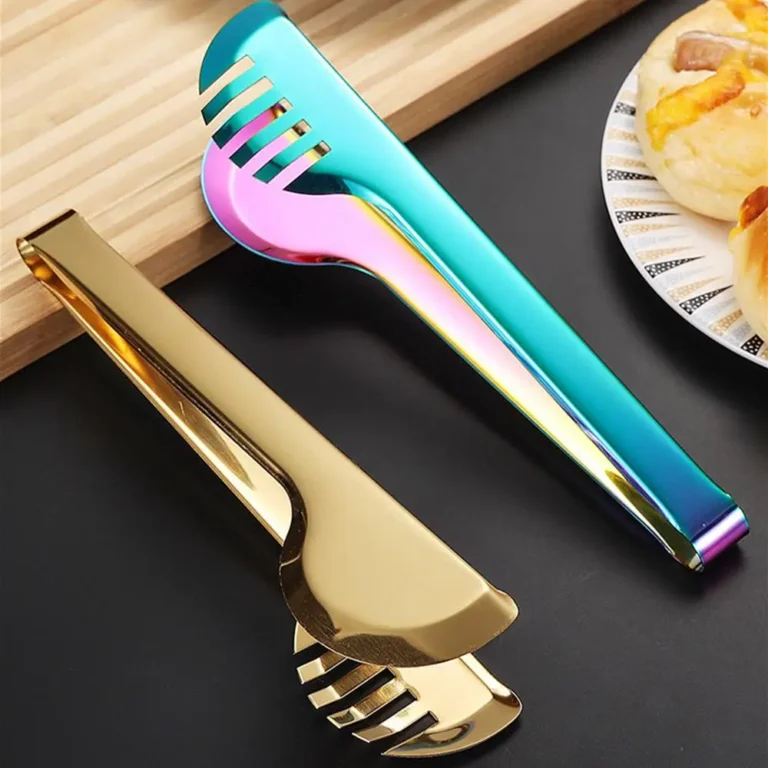 Stainless Steel Gold Kitchen BBQ Tongs Multiple Styles Cake Clip Food Steak Clamp Kitchenware Accessories Home Cooking Utensils - Image 3