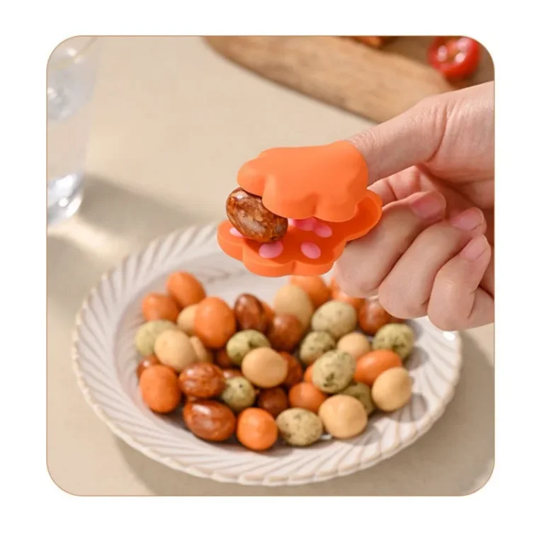 Silicone Cat Claw Food Clips Creative Cute Food Tongs Snack Clips Anti-scald Gloves Finger Cots Kitchen Supplies - Image 5
