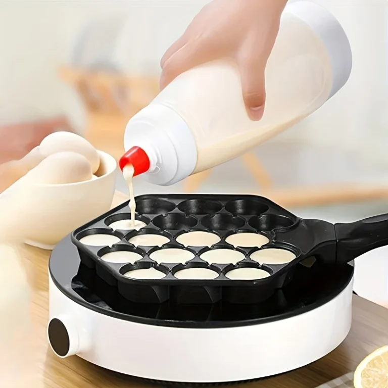 Pancake Batter Bottle Battler Mixer With Blender Ball Wire Whisk For Restaurant Baking Pancakes Cupcakes Muffins Crepes And More - Image 3
