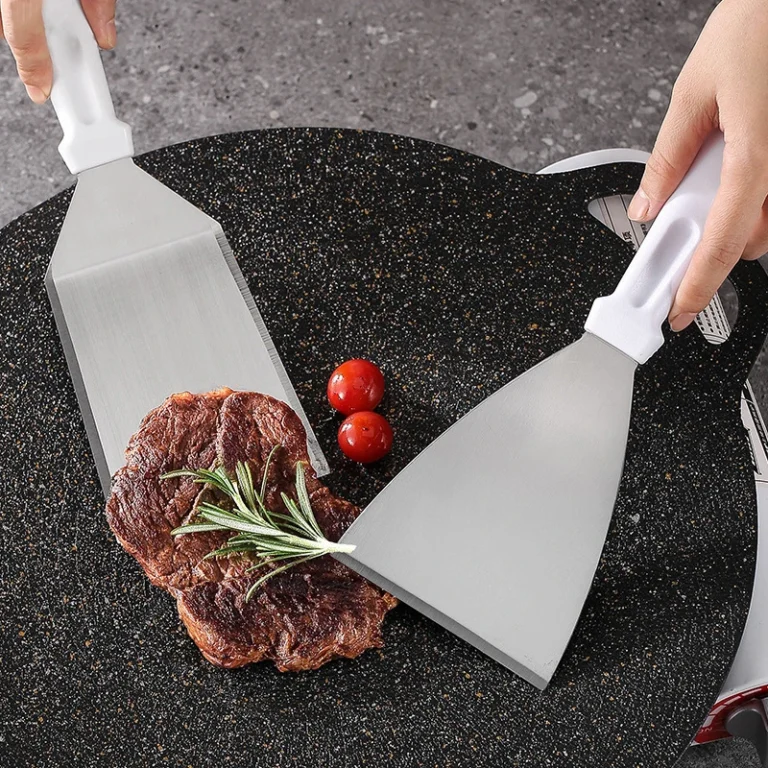1pc Kitchen Utensils, Stainless Steel Cooking Spatula, Deep Fried Plate Grill Pancake Steak Spatula, Pizza Cake Transfer Spatula - Image 3