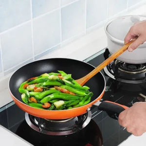 1Pc Bamboo Spatula Natural Bamboo Wood Kitchen Spatula Spoon Holder Cooking Utensils Dinner Food Wok Shovel Kitchen Accessories