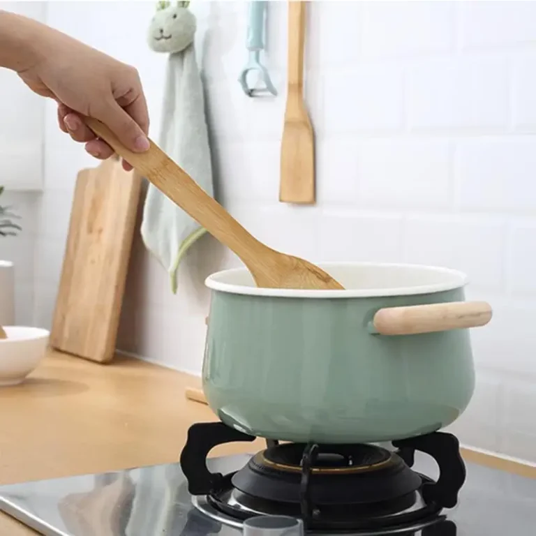 1Pc Bamboo Spatula Natural Bamboo Wood Kitchen Spatula Spoon Holder Cooking Utensils Dinner Food Wok Shovel Kitchen Accessories - Image 2