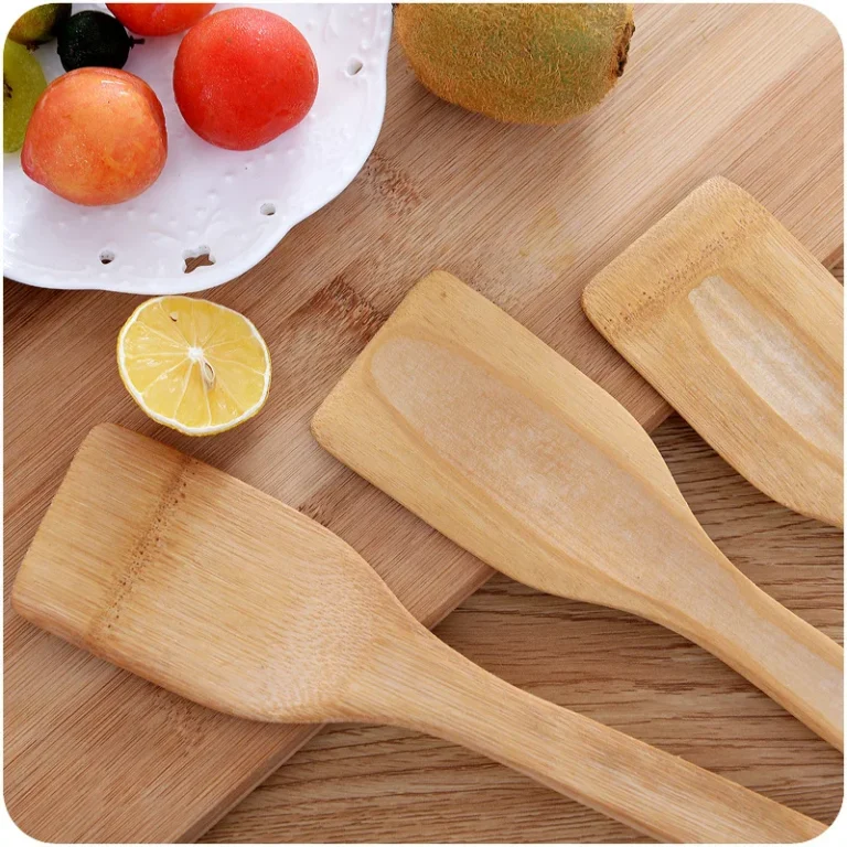1Pc Bamboo Spatula Natural Bamboo Wood Kitchen Spatula Spoon Holder Cooking Utensils Dinner Food Wok Shovel Kitchen Accessories - Image 6