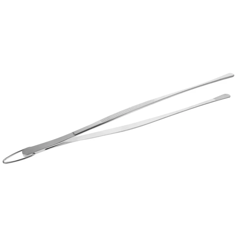 2 Pcs Stainless Steel Tweezers Kitchen Tongs Cooking Utensils Food BBQ Small Tongs Silicone Tips Reusable Smooth Premium - Image 4