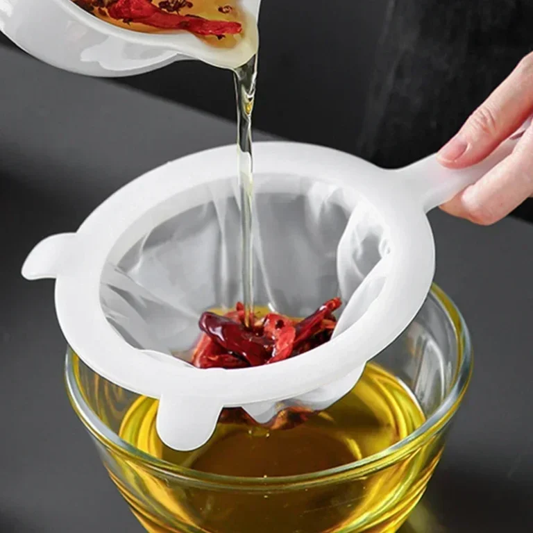 200 Mesh Kitchen Filter Fine Mesh Strainer Sieve Nylon Filter Spoon Plastic Soy Milk Juice Yogurt Food Strainer Kitchen Utensils - Image 4