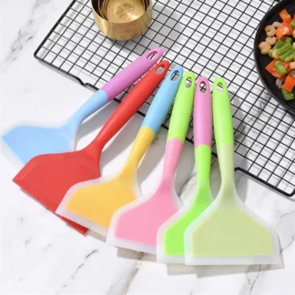 Silicone Spatula Tool Non-stick Shovel Kitchen Utensils Tamagoyaki Turner Omelets Pan Non Stick Turners Food Home Cooking
