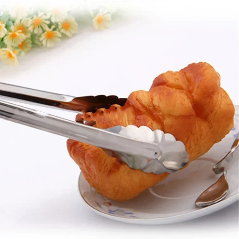 1pcs Stainless Steel Salad Tongs BBQ Kitchen Cooking Food Serving Utensil Tong Kitchen Accessories Tools Restaurant Food Folder - Image 2