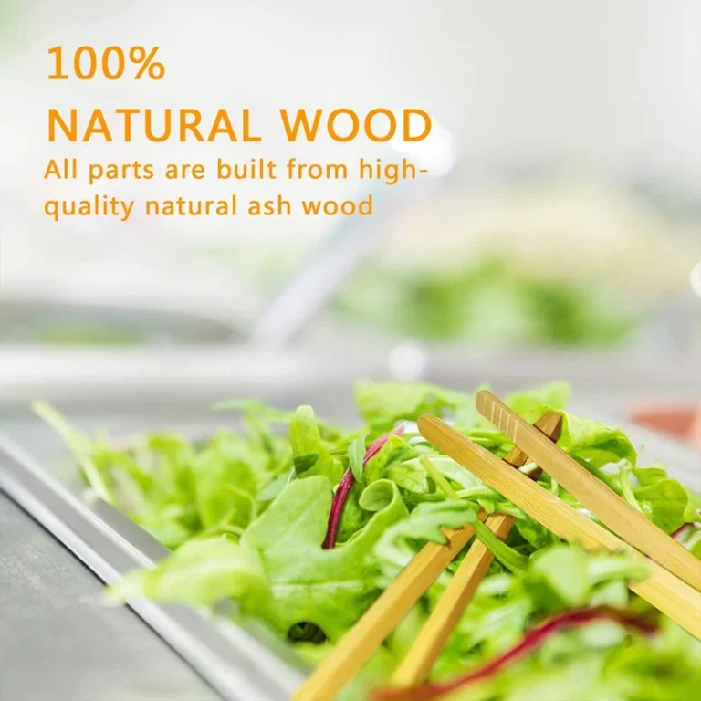 2pcs/lot Bamboo Food Tongs Kitchen Utensils Buffet Cooking Tools Anti Heat Bread Clip Pastry Clamp Barbecue Kitchen Tongs - Image 2