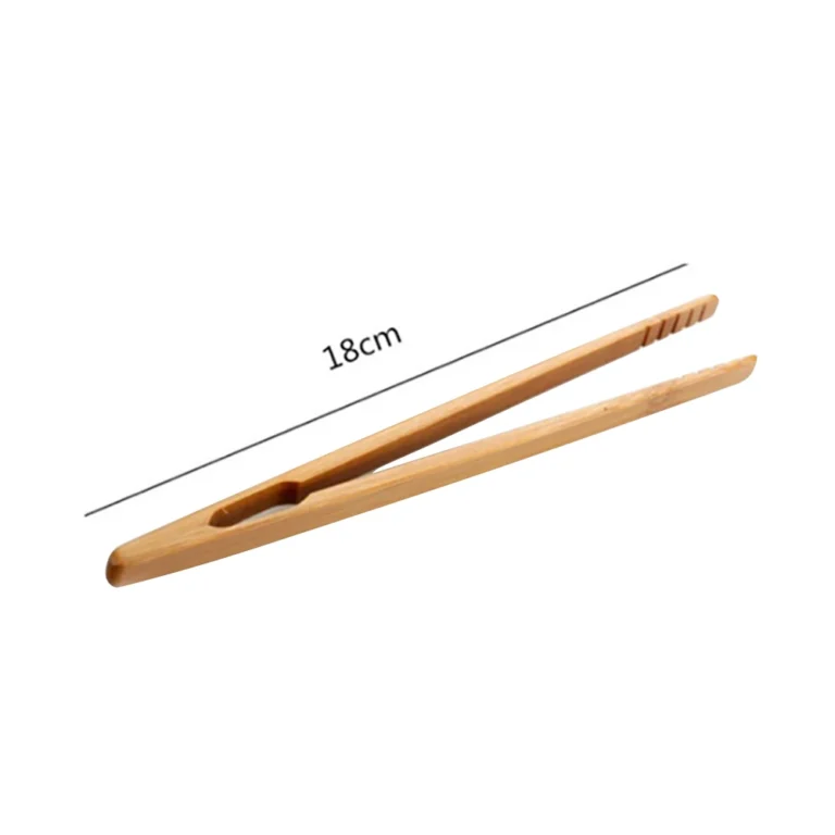 2pcs/lot Bamboo Food Tongs Kitchen Utensils Buffet Cooking Tools Anti Heat Bread Clip Pastry Clamp Barbecue Kitchen Tongs - Image 5