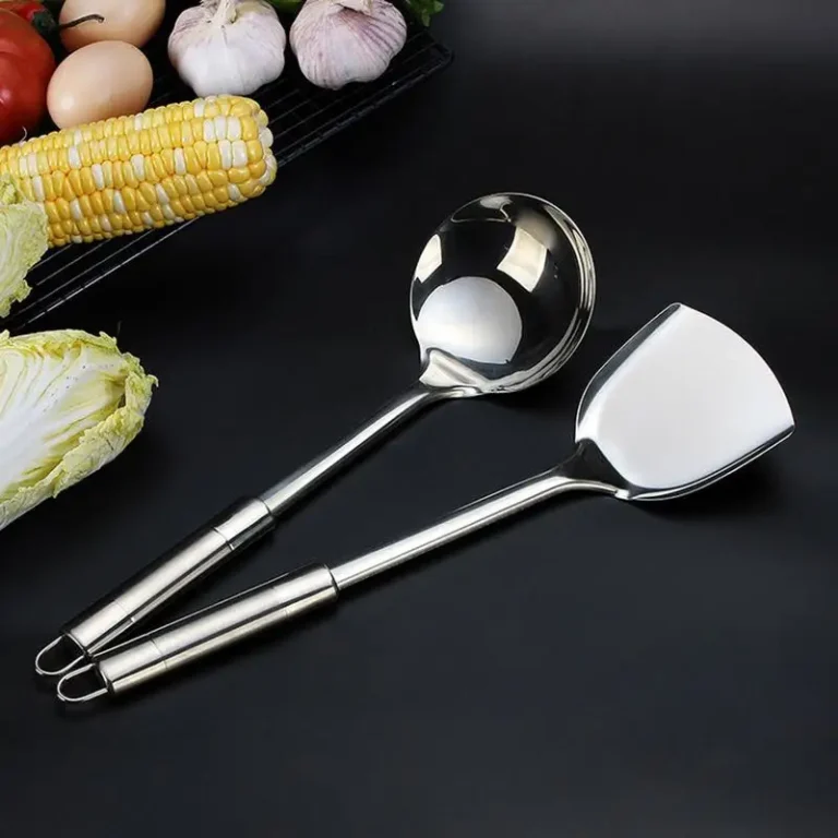 Kitchen Utensils Wok Spatula Ladle Tool Set Spatula For Stainless Steel Cooking Equpment Kitchen Accessories Cookware Set - Image 3