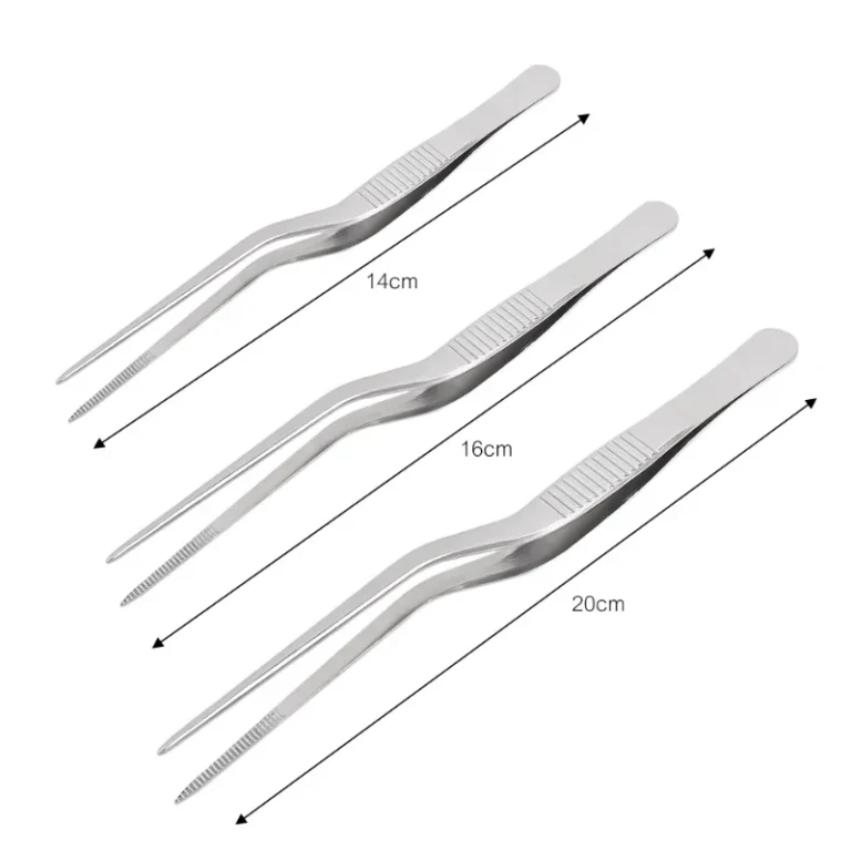 3/1Pcs Kitchen Tweezer Utensil BBQ Tweezer Food Clip Kitchen Bar Chief Tong Stainless Steel Portable for Picnic Barbecue Cooking - Image 6
