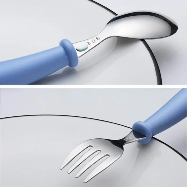 Toddler Utensils, Toddler Forks and Spoons Stainless Steel Baby Utensils Baby Silverware Set with Storage Box Safe Dining - Image 4