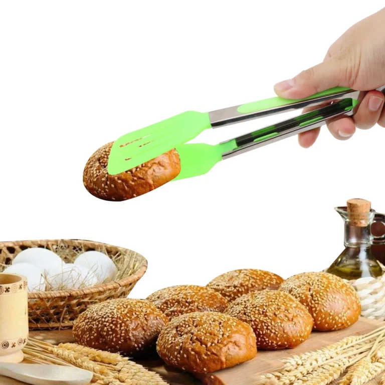 Kitchen Cooking Tools Salad Serving BBQ Tongs Non-Stick Kitchen Tongs Stainless Steel Handle Utensil Pizza Bread Steak Clip - Image 2