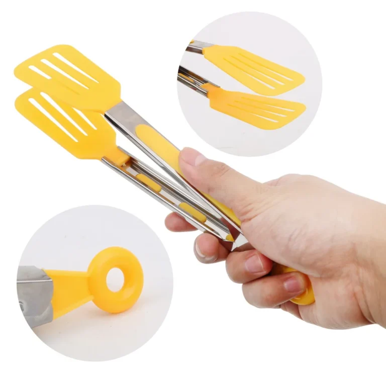 Kitchen Cooking Tools Salad Serving BBQ Tongs Non-Stick Kitchen Tongs Stainless Steel Handle Utensil Pizza Bread Steak Clip - Image 5