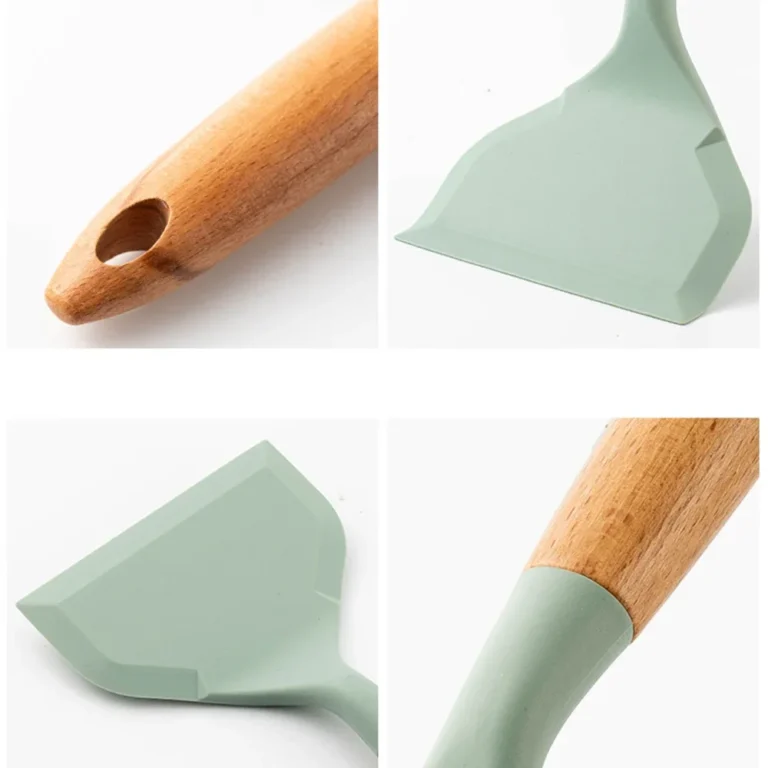 1Pc Silicone Spatula Cooking Utensils Beef Meat Egg Kitchen Scraper Wide Pizza Cooking Tools Shovel Non-stick Spatula - Image 6