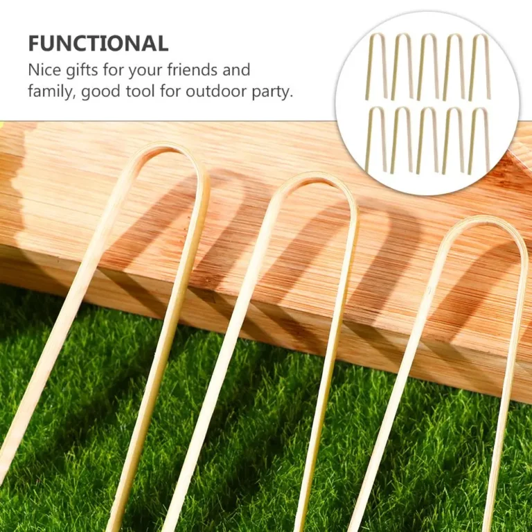 20 Pcs Bread Clip Kitchen Supplies Natural Bamboo Mini Tongs for Serving Barbecue Clips Toast - Image 5