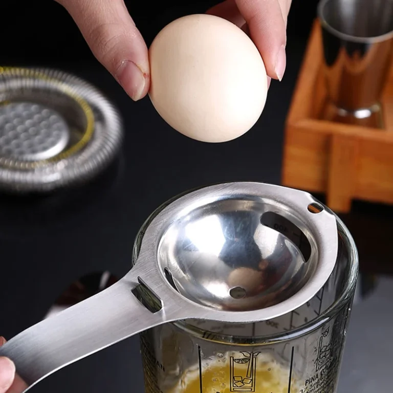 Egg Separator Egg Yolk White Filter 304 Stainless Steel Yolk Separator Egg Divider Sieve Baking Cooking Tools Kitchen Gadgets - Image 5