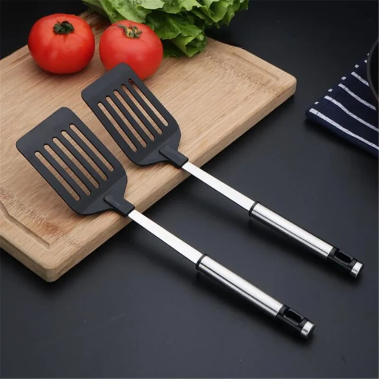 Stainless Steel Turners Kitchen Tools Nylon Handle Spatula Fried Shovel Egg Fish Frying Pan Scoop Spatula Cooking Utensils - Image 2