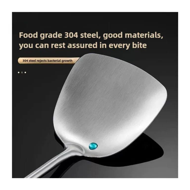 304 Stainless Steel Wok Spatula Metal kitchen utensils Slotted Turner Spoon Ladle Cooking Tools Utensil Set Kitchen Accessories - Image 6
