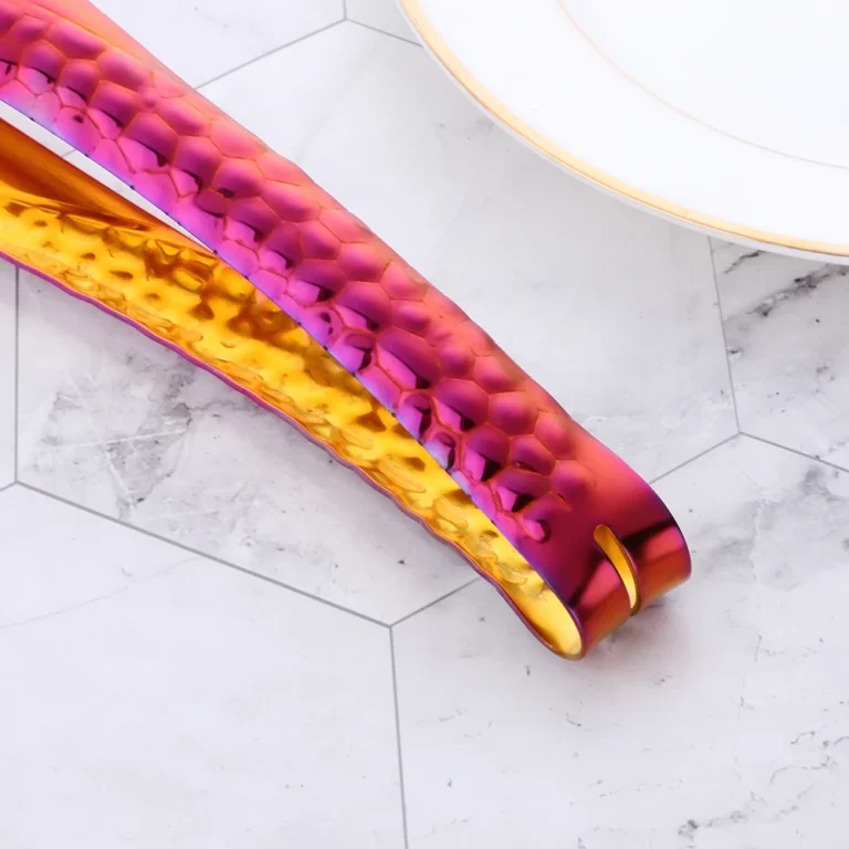 1x Stainless Steel BBQ Tongs Kitchen Utensil Food Tongs Buffet Salad Clip Cooking Clamp Bread Pizza Serving Tools Party Picnic - Image 2