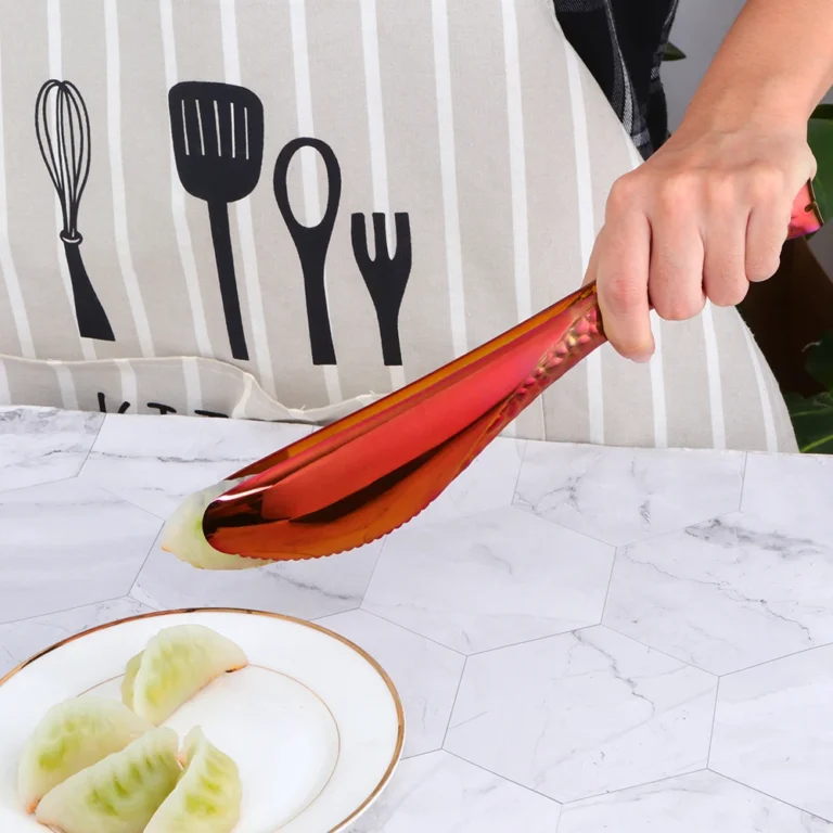 1x Stainless Steel BBQ Tongs Kitchen Utensil Food Tongs Buffet Salad Clip Cooking Clamp Bread Pizza Serving Tools Party Picnic - Image 3